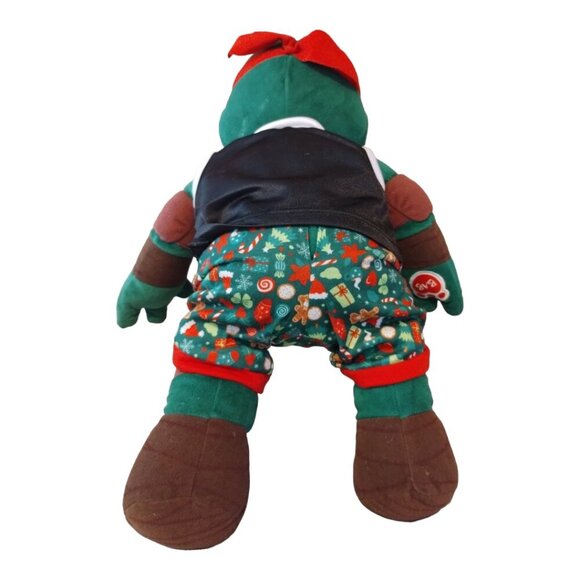 Build-A-Bear Teenage Mutant Ninja Turtle Raphael Holiday Plush Stuffed Toy Doll - Picture 2 of 3